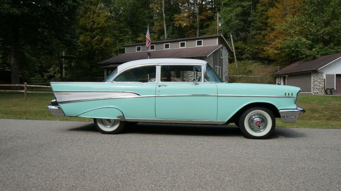 1957 Chevrolet Bel Air/150/210 POWER DISC BRAKES, CRUISE, LOW MILES - photo 6