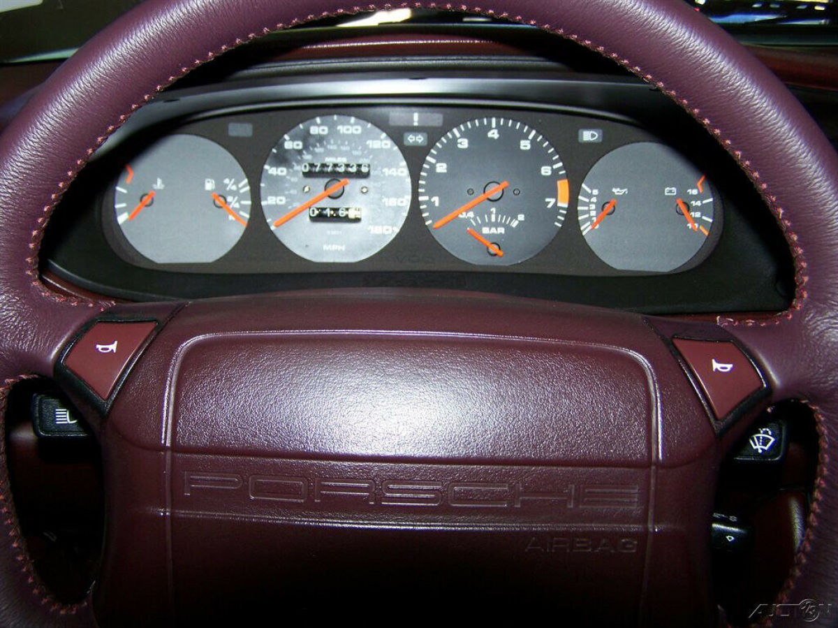 1987 Porsche 944 TURBO 5-SPEED A/C PREMIUM SPECTACULAR PAINT & INTERIOR COUPE - photo 9