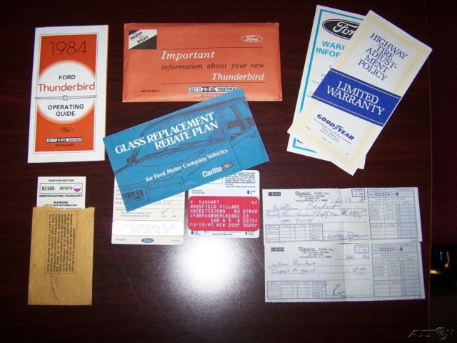 1984 Ford Thunderbird 1-FAMILY OWNED 16K TURBOCOUPE 5-SPD 1 OF 1 MARTI REPORT - photo 12
