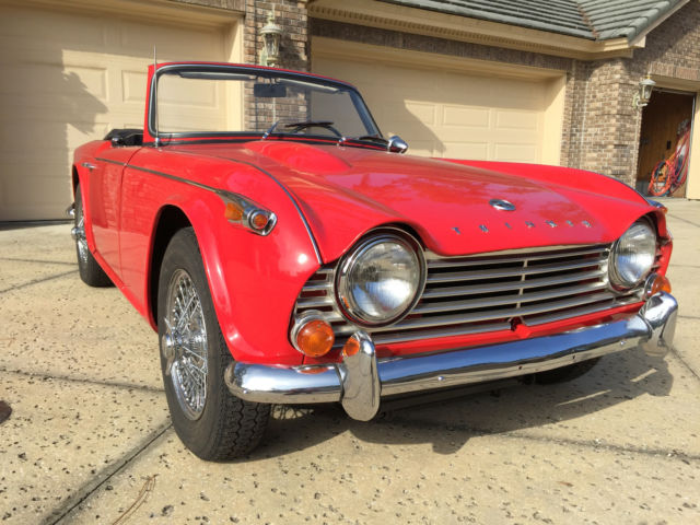 A rare vehicle with both I.R.S. and Overdrive. 1966 Triumph TR-4A