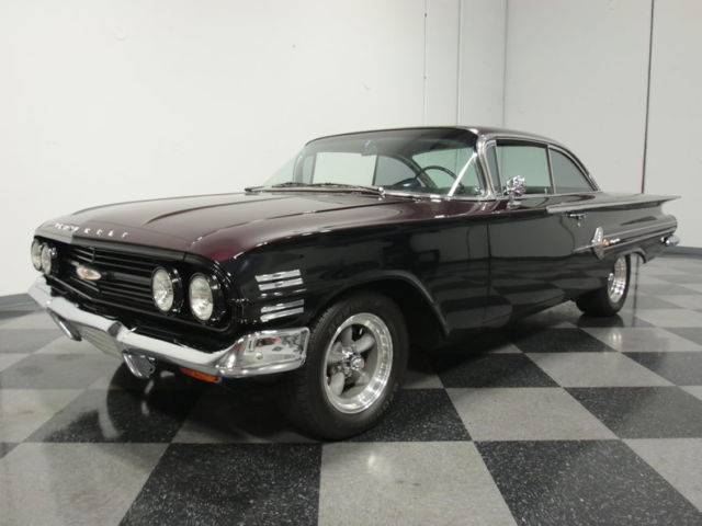 A+ RESTO, BUILT 348 W/409 ALUMINUM HEADS, TWO 4BBL CARBS, 4-SPEED, PS, DISC, AC 1960 Chevrolet Impala