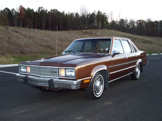 A-SHARP-4-DOOR-ORIGINAL-COLD-AC-AUTO-CLOTH-3.3L-INLINE-6CYL-CD-FOX-BODY-CRUISER 1980 Ford Fairmont 41K SURVIVOR