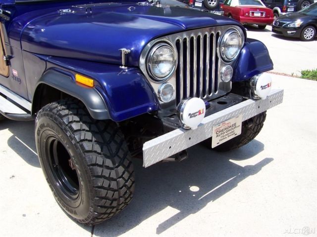 1980 Jeep CJ 4X4 CJ-5 LEVI TRIM PKG 2.5L 4CYL 4-SPD RESTORED DRIVER TRAIL - photo 10