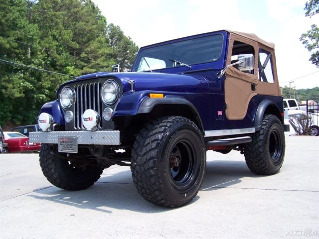 1980 Jeep CJ 4X4 CJ-5 LEVI TRIM PKG 2.5L 4CYL 4-SPD RESTORED DRIVER TRAIL - photo 4