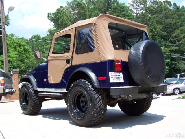 1980 Jeep CJ 4X4 CJ-5 LEVI TRIM PKG 2.5L 4CYL 4-SPD RESTORED DRIVER TRAIL - photo 5