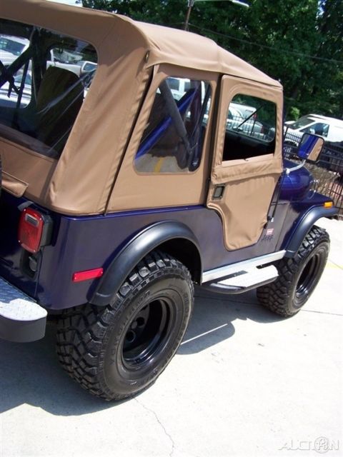 1980 Jeep CJ 4X4 CJ-5 LEVI TRIM PKG 2.5L 4CYL 4-SPD RESTORED DRIVER TRAIL - photo 7