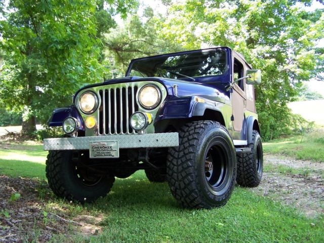 1980 Jeep CJ 4X4 CJ-5 LEVI TRIM PKG 2.5L 4CYL 4-SPD RESTORED DRIVER TRAIL - photo 8