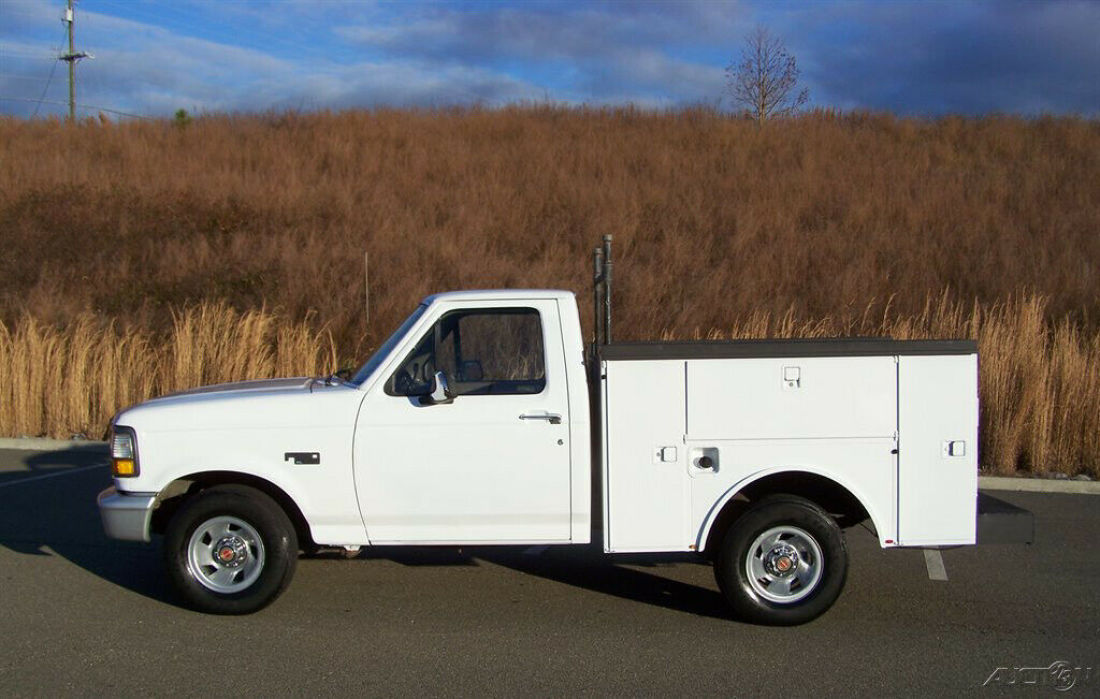 1993 Ford F-150 1-OWNER XL 68K REG CAB 2WD SHORT BED UTILITY BOX AUTO TRUCK F150 - photo 6