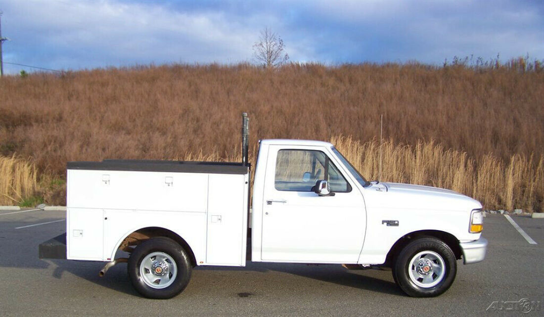 1993 Ford F-150 1-OWNER XL 68K REG CAB 2WD SHORT BED UTILITY BOX AUTO TRUCK F150 - photo 7
