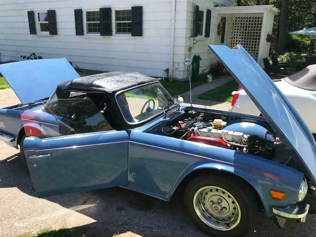 “A true survivor, time capsule, never exposed to the elements 1975 Triumph TR-6 Convertible