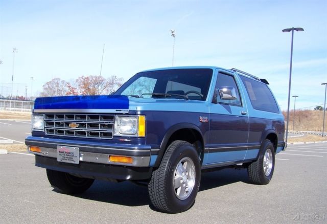 A ULTRA NICE 4WD AUTO CRUISE UNRESTORED GEM COMP 2 GMC S10 S15 FORD BRONCO II K5 1987 Chevrolet S-10 1-OWNER 61K 4X4 2DR TAHOE FUEL INJ V6 CHEVY WAGON