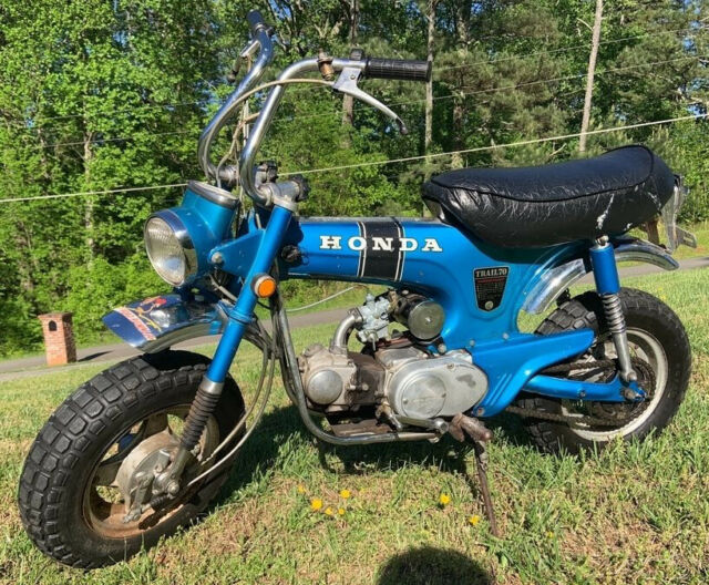 1969 Honda CT Trail 70 1-OWNER 6600 ORG MILES 3SPD MOTORCYCLE GAS NOT 2 STROKE - photo 5