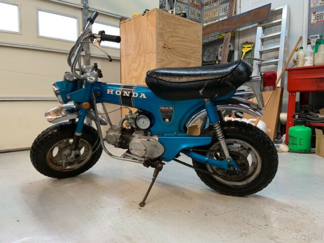 1969 Honda CT Trail 70 1-OWNER 6600 ORG MILES 3SPD MOTORCYCLE GAS NOT 2 STROKE - photo 7