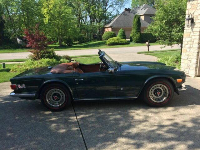 A very special TR 6..Originally a California car..no rust..British Racing Green 1973 Triumph TR-6
