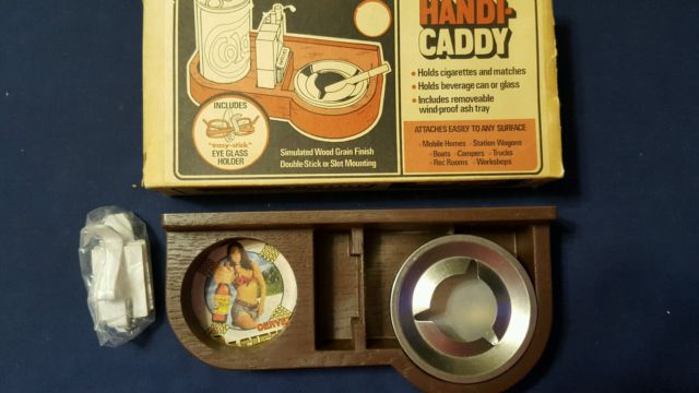 A Vintage VERY RARE Handi-Caddy which includes Eye Glass Holder w/ very Nice Box 1947 Buick Roadmaster