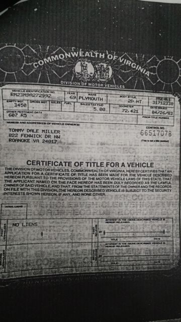 1969 Plymouth Road Runner A12 ,440-6PAC, M code - photo 8