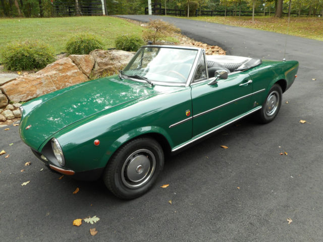 Abarth replica restoration, VERY RARE first-year model, rebuilt engine, no rust 1968 Fiat 124 Spider