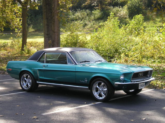 ABSOLUTELY STUNNING 1968 MUSTANG CUSTOM! RARE GULF STREAM AQUA! CHROME MAGS! 1968 Ford Mustang CUSTOM