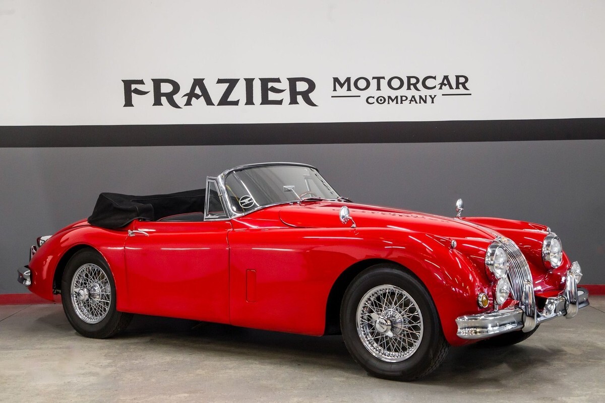 ABSOLUTELY STUNNING RESTORED XK150 DHC full documentation! RED/BLACK 1959 Jaguar XK150 DHC
