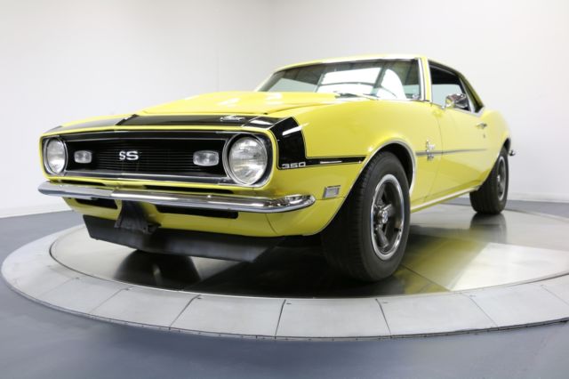 A/C - 4-Speed - 350 - PS/PB - Lazer straight with NO RUST - Arizona car - SWEET! 1968 Chevrolet Camaro SS
