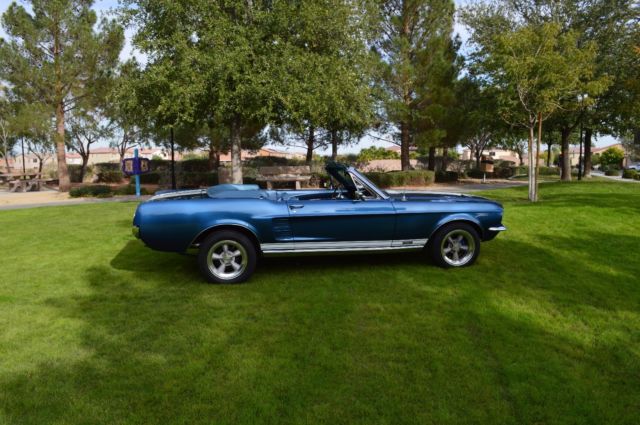 Acapulco Blue Beauty 1967 Ford Mustang Convertible