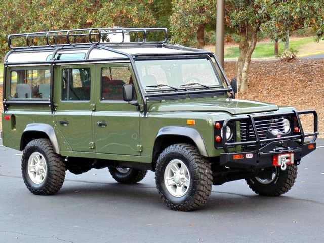 AdventureMotorCars presents 1993 NAS Defender 110- #412/500. 4.6L & Automatic 1993 Land Rover Defender Base Sport Utility 4-Door