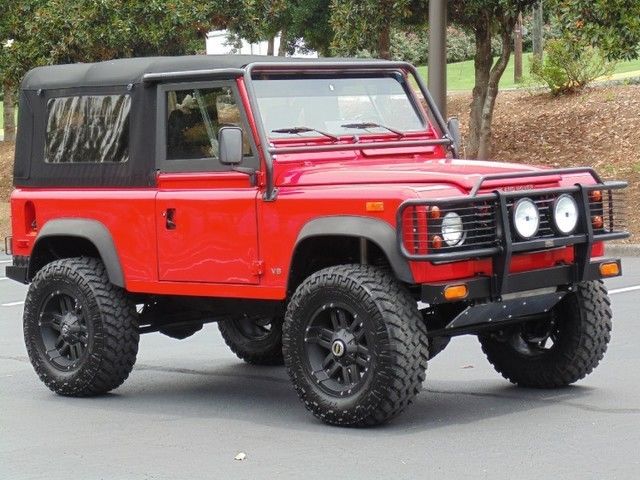 AdventureMotorCars presents 1994 Land Rover Defender 90 with LS2 engine! 1994 Land Rover Defender Soft Top