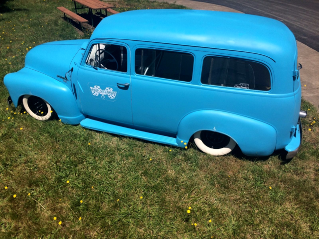 Air Ride 1951 Chevy 3100 Suburban Carryall Panel Bagged Rat Rod Hot Rod Air Ride 1951 Chevrolet Other