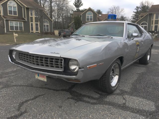 1972 AMC Javelin ALABAMA STATE TROOPER POLICE JAVELIN 401 - photo 10