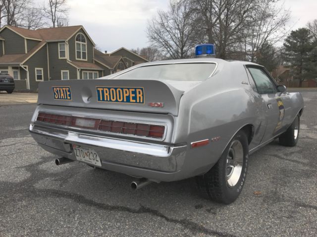 1972 AMC Javelin ALABAMA STATE TROOPER POLICE JAVELIN 401 - photo 5