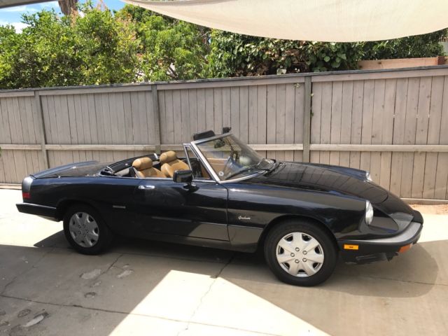 Alfa Romeo Graduate Spider Roadster 1989 Alfa Romeo Spider