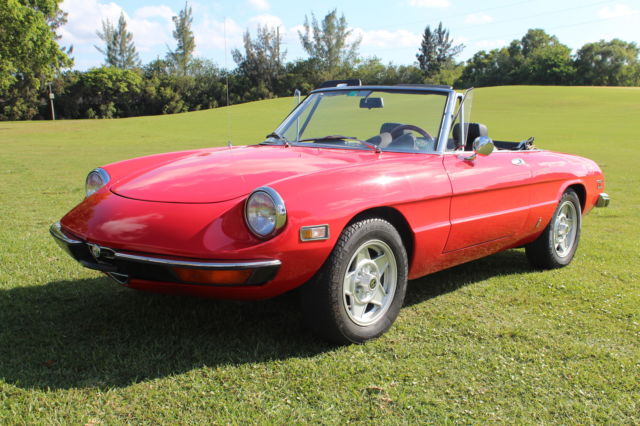 ALFA ROMEO INIEZIONE 1971 ANTIQUE 1971 Alfa Romeo Spider INIEZIONE