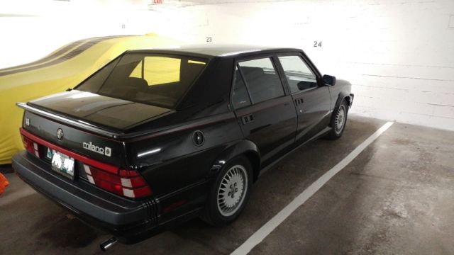 Alfa Romeo Milano Verde - Well maintained, rebuilt engine, new interior 1989 Alfa Romeo Milano Verde