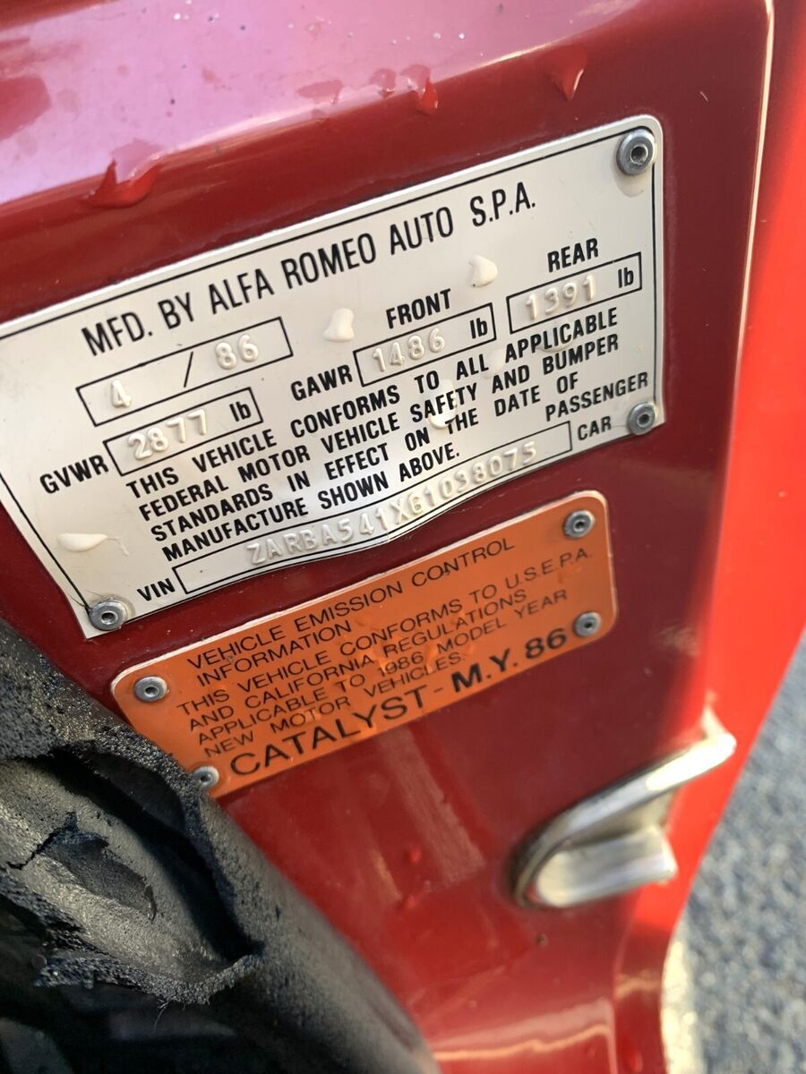 1986 Alfa Romeo Spider 2000 SPIDER - photo 12