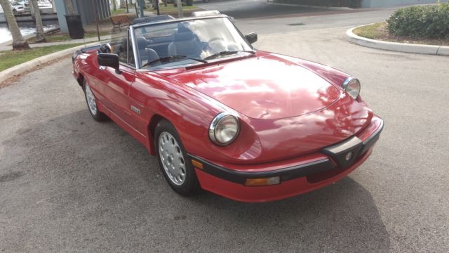 1987 Alfa Romeo Spider CABRIOLET, QUADRIFOGLIO