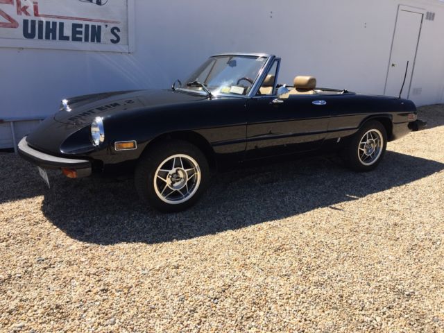alfa romeo Spider 39,000 miles 1978 Alfa Romeo Spider Tan interior