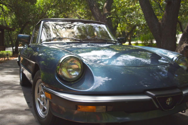 Alfa Romeo Spider Veloce Series III, 1986 1986 Alfa Romeo Spider Veloce
