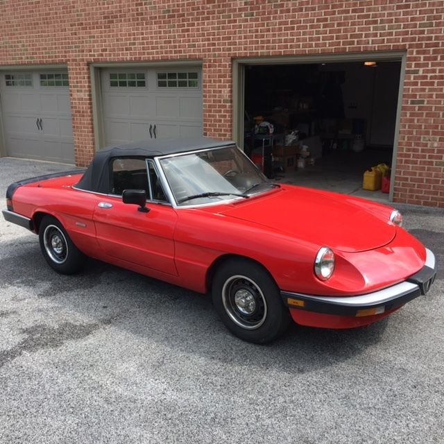 Alfa Romeo spyder convertable 1987 Alfa Romeo Spider Convertable