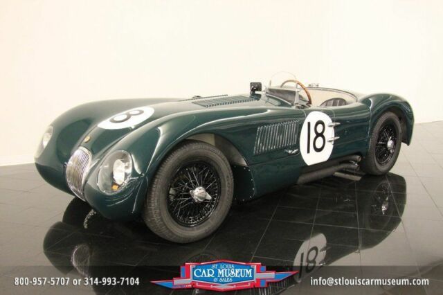 All aluminum body, with all Jaguar running components, RARE! 1953 Jaguar C-Type Alloy Race Car --