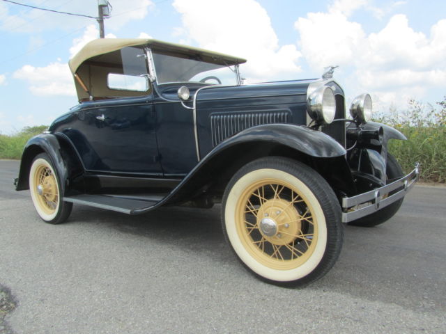 ALL HENRY FORD ORIGINAL STEEL STRONG MECHANICS RELIABLE GOOD DRIVER MAINTAINED 1931 Ford Model A ROADSTER RUMBLE SEAT BEAUTY EXCELLENT DRIVER