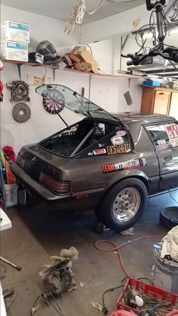 ALL MOTOR 10 SECOND DRAG CAR 1984 GSL-SE MAZDA RX7 RX-7 FULL Peripheral Port 1984 Mazda RX-7 13B