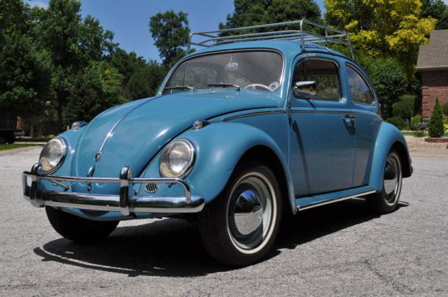 All ORIGINAL 1963 VW bug (Volkswagen) 1963 Volkswagen Beetle - Classic Deluxe