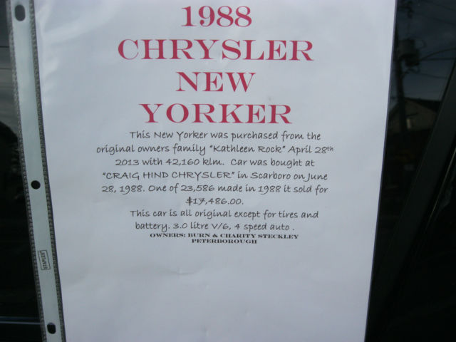 1988 Chrysler New Yorker - photo 10