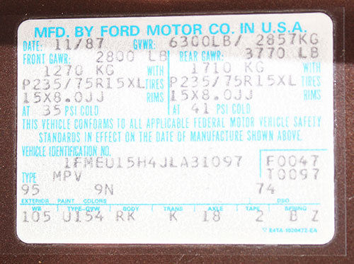 1988 Ford Bronco XLT, One Owner, 100% Rust Free - photo 12