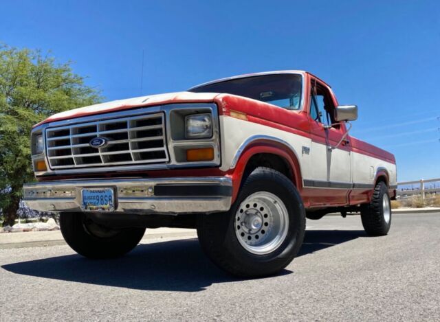 ALL ORIGINAL f150 f100 HOT ROD FARM TRUCK V8 4 SPD EFI SLEEPER F150 F100 LARIAT 1986 Ford F-150 F-series V8 4 SPEED SPECIAL ORDERED RARE OPTIONS MATCHING #