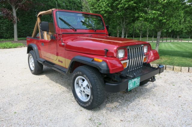 ALL ORIGINAL low-millage one family with records 1987 Jeep Wrangler Base Sport Utility 2-Door