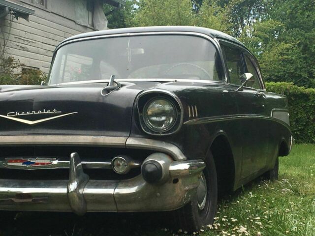 all original matching numbers 2 door post 1957 Chevrolet Bel Air/150/210