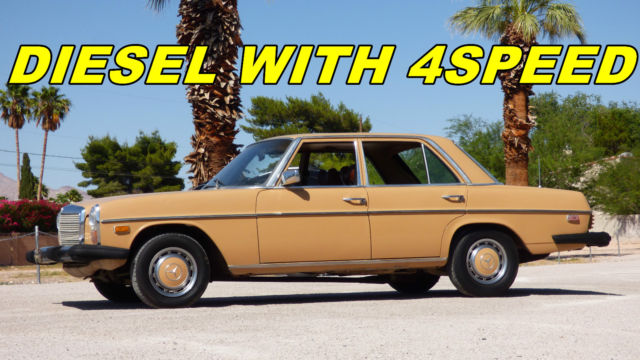 ALL ORIGINAL RUST FREE SURVIVOR 240D CLEAN AND RELIABLE MINOR COSMETIC PROJECT 1976 Mercedes-Benz 200-Series 240D, 220D, 300D,