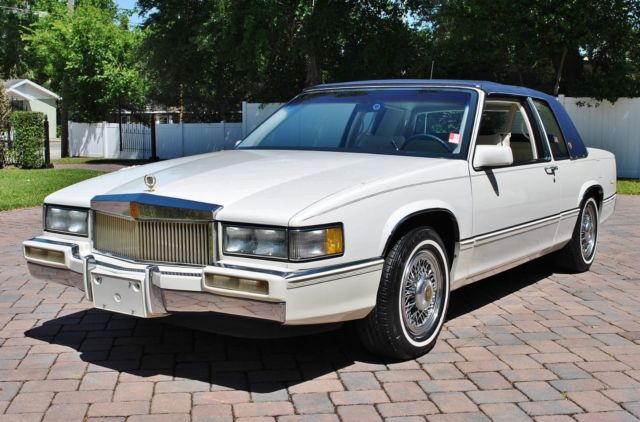 All Service Records Since New, Always Serviced at Cadillac Dealer 1990 Cadillac DeVille Coupe w/ Only 71k Original Miles Simply Stunning