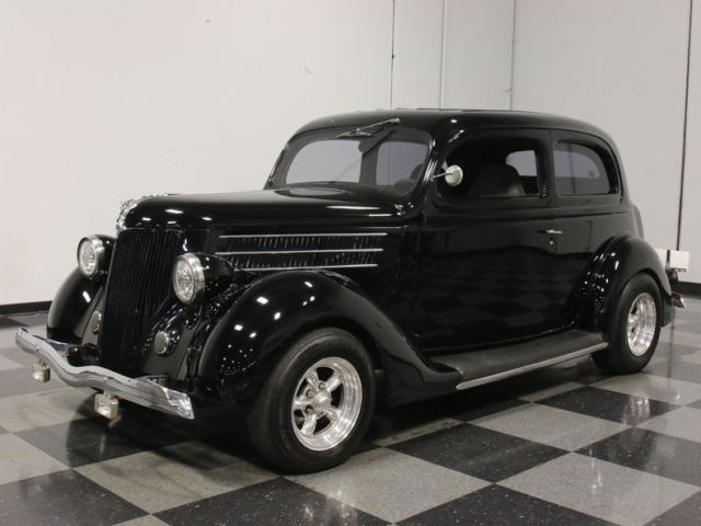 ALL-STEEL '36, 350 V8, AUTO, DUALS, PWR FRNT DISC, PS, PW, TILT, R134A A/C!! 1936 Ford Sedan